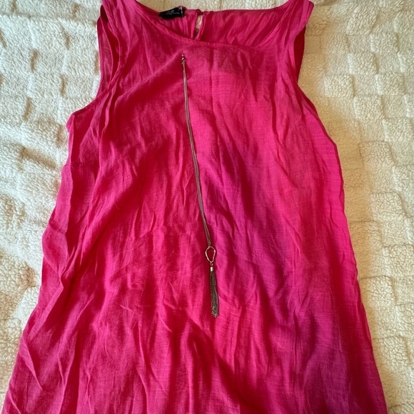 AGB Dresses & Skirts - AGB Pink Sleeveless Dress Tank Top